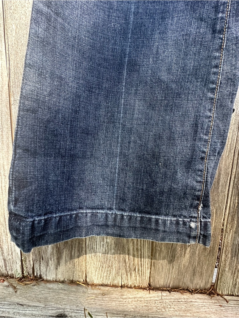 7 For All Mankind DOJO Wide Leg Made In The USA Vintage Y2K Denim Classic - Picture 7 of 16